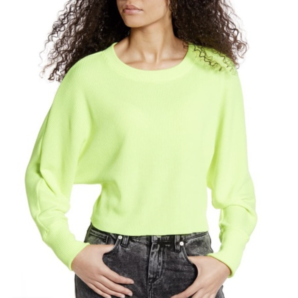 LA LA LAND CREATIVE CO. dolman crop top